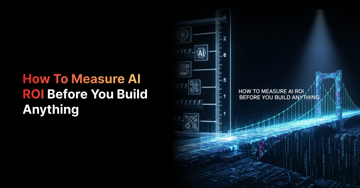 How to Measure AI ROI Before You Build Anything (2026)