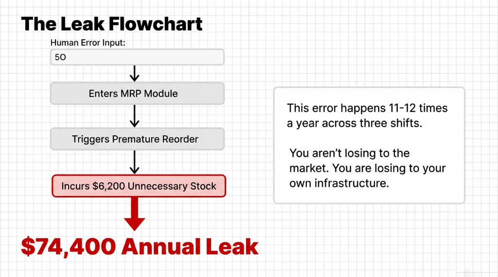 The Odoo AI Manufacturing Advantage showing native capabilities like MRP, Shop Floor app, Document OCR, and HR scheduling natively without extra add-on fees