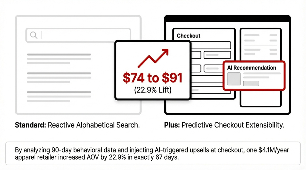 Checkout Extensibility AOV Lift