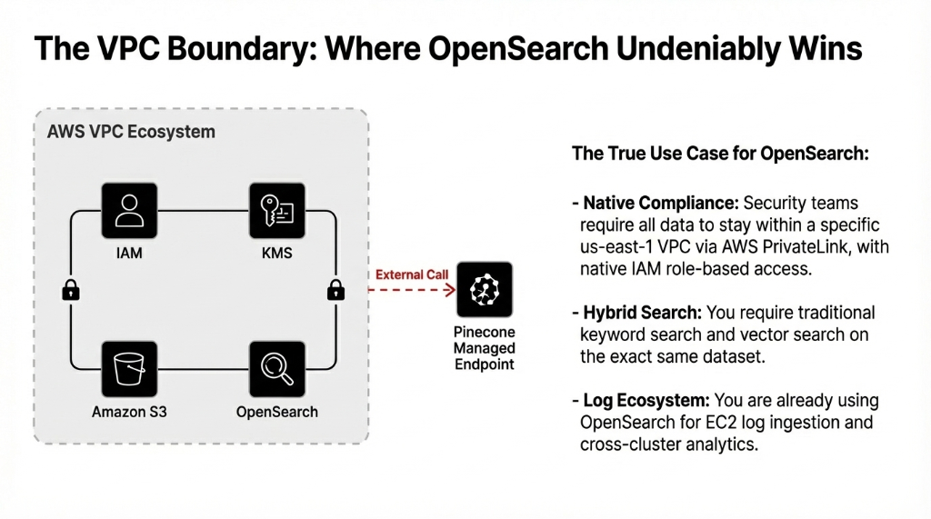 The VPC Boundary Where OpenSearch Undeniably Wins via PrivateLink