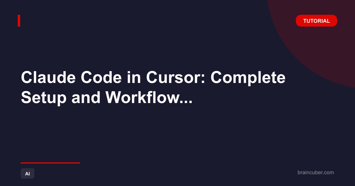 Claude Code in Cursor: Complete Setup Guide 2026
